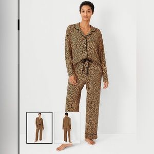 Like new leopard pajama set